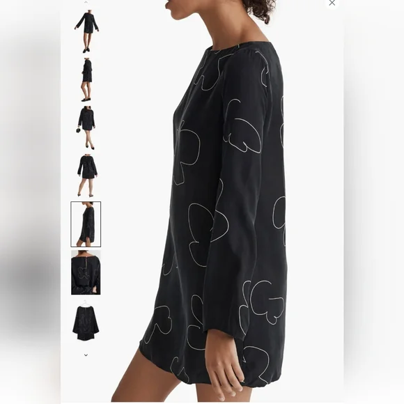 MADEWELL Erika Dress Shift Mini Dress Floral - Picture 5 of 8